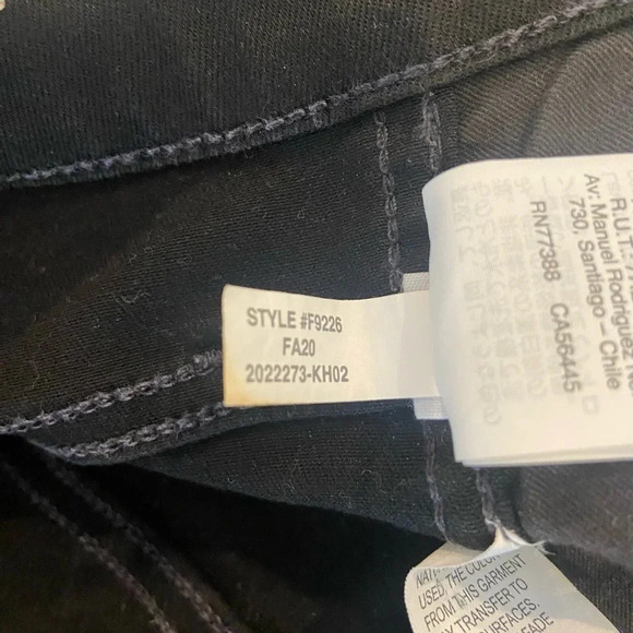 Madewell 10” High Rise Skinny Jeans Carbondale 25 New - Picture 11 of 11